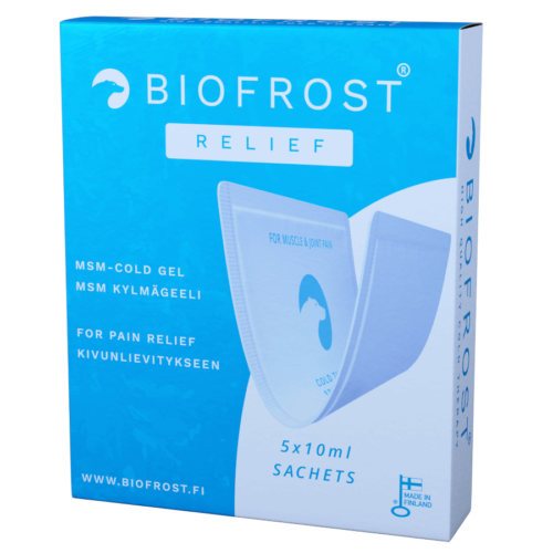 Biofrost Relief – Pain Relief Gel – 5x10ml Sachets